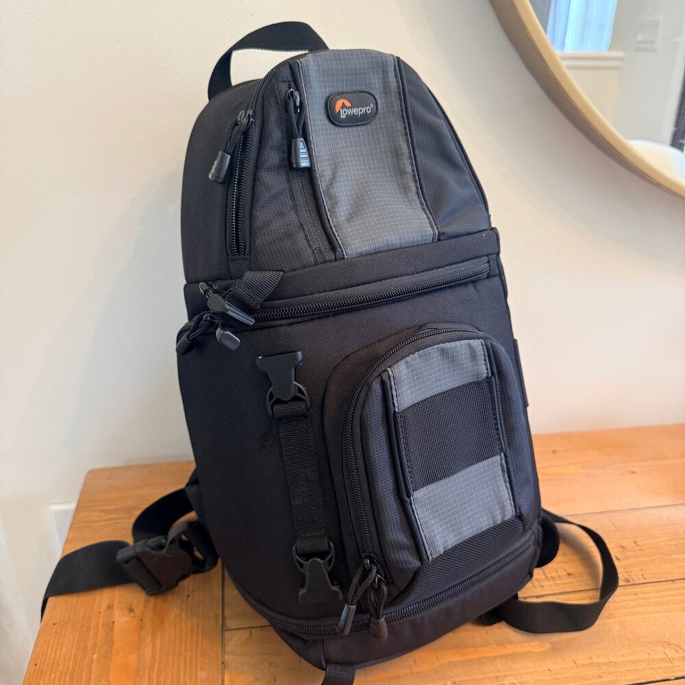 Lowepro Slingshot 102 AW Camera Black Bag All Weather DSLR Sling Pack Backpack